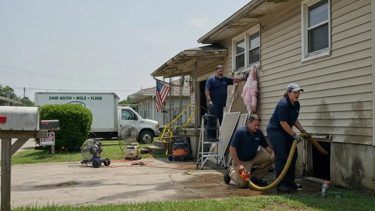 Water Damage Repair in Denmark, WI near me